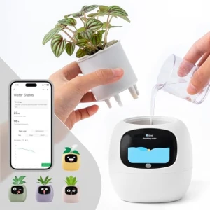 Умный горшок для растений с дисплеем — Системы умного сада, PLANTSIO