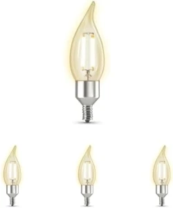 Умная лампа с нитью накаливания Flame Tip для люстры — Умные лампы, Feit Electric
