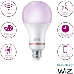 Светодиодная лампа A23, 150 Вт, 4 шт — Умные лампы, Philips