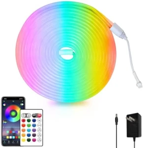 Светодиодная неоновая лента RGB с управлением через приложение/пульт — Светодиодные ленты, segrass