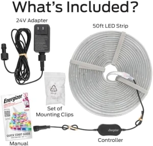 Умная светодиодная лента RGB+IC+WW, 15 м — Светодиодные ленты, Energizer