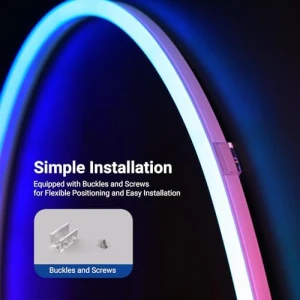 Светодиодная лента 3 м, RGB, неоновая, с AI-управлением — Светодиодные ленты, NEEWER