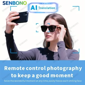 Смарт-очки с AI-переводом и Bluetooth — Умные очки, Senbono