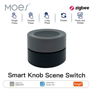 Смарт-выключатель ZigBee с поворотной ручкой — Умные выключатели, MOES