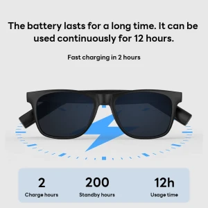 Умные солнцезащитные очки с Bluetooth, микрофоном и динамиком — Умные очки, LAXASFIT