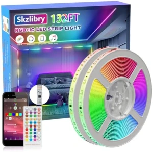RGB+IC светодиодная лента 25 м для спальни с Bluetooth и пультом — Светодиодные ленты, Skzlibry