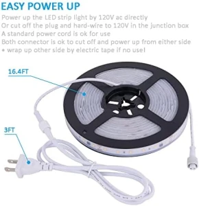 Светодиодная лента 120V диммируемая 4200K дневной свет, 5 м — Светодиодные ленты, E ENERSYSTEC