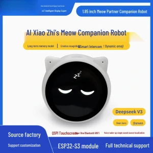 AI-чат-компаньон и голосовой робот для домашних животных, 1.85 дюйма, белый мини — Роботы-питомцы, EchoEar