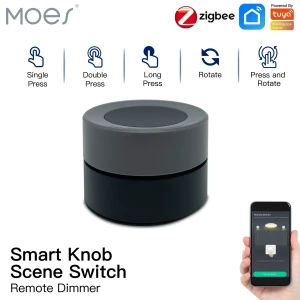 Умный поворотный выключатель сцены ZigBee — Умные выключатели, MOES