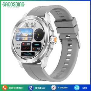 Смарт-часы с AMOLED дисплеем и GPS — Умные часы, SACOSDING