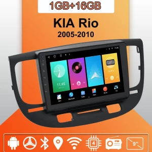 Автомобильное радио с Android Auto и Carplay для KIA Rio 2005-2010, мультимедийный проигрыватель, головное устройство,... — Автомагнитолы, IJCRAZY