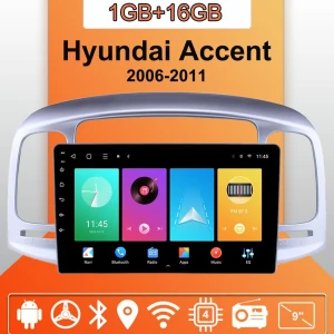 Автомобильное головное устройство с Android и CarPlay для Hyundai Accent 2006-2011 — Автомагнитолы, IJCRAZY