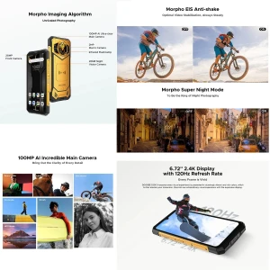 Защищённый телефон, 12GB+512GB — Смартфоны, DOOGEE