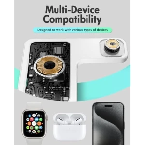 Беспроводная зарядка 3 в 1 для iPhone, Apple Watch и AirPods, GETPALS