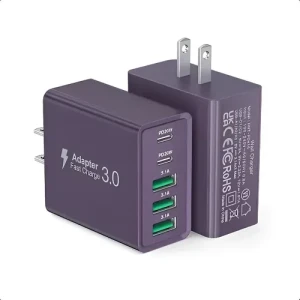 50W 5-портовый USB C зарядное устройство, 2USB C+3USB A, Dulums