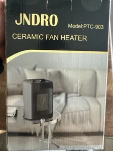 Портативный электрический обогреватель - 1500W/750W тихий керамический мини обогреватель с термостатом, JNDRO