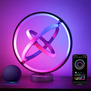 Умная настольная лампа с RGB+IC LED — Лампы с Bluetooth-колонкой, Lepro