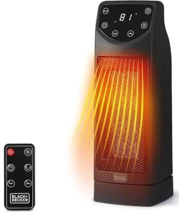Керамический обогреватель с пультом дистанционного управления, BLACK+DECKER