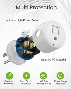 Умный удлинитель с USB — Умные розетки, GHome