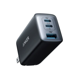 Компактное зарядное устройство USB C (65W, 3 порта) — Внешние аккумуляторы, Anker