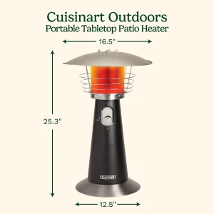 Портативный настольный обогреватель для улицы, Cuisinart