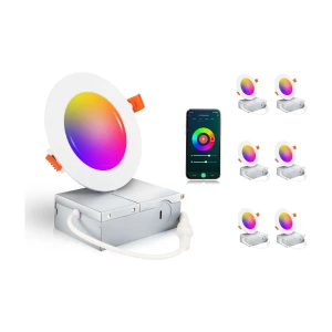 6 упаковок умных WiFi LED встраиваемых светильников, CLOUDY BAY