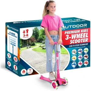 Детский самокат с 3 колесами, OutdoorCruiser