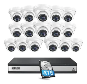 16-канальная система видеонаблюдения 4K POE — Камеры видеонаблюдения, ZOSI