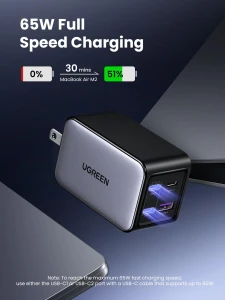 65W USB C Зарядное устройство, UGREEN