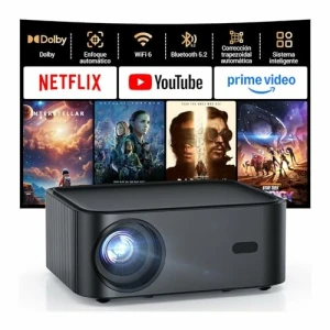 Смарт-проектор с поддержкой Netflix, 4K, Wi-Fi и Bluetooth — Проекторы, HAPPRUN
