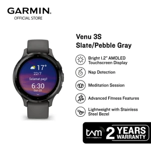 Умные часы с AMOLED дисплеем, Garmin