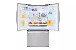 Французский холодильник из нержавеющей стали, LG