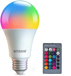 RGB LED Light Bulb, AFINSEA