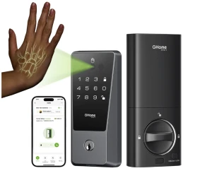 Умный замок с дактилоскопическим сканером, GHome Smart