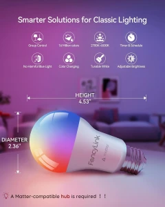 Умная светодиодная лампа с изменением цвета — Умные лампы, Fancylink