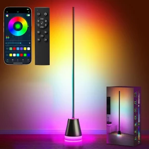 Угловой напольный светильник с RGB LED подсветкой, Keepsmile