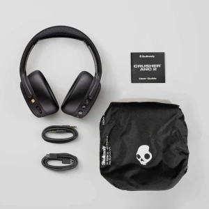Беспроводные наушники с активным шумоподавлением и сенсорным басом, Skullcandy