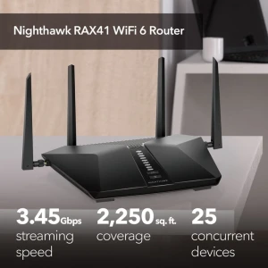 Маршрутизатор WiFi 6 с 5 потоками и двойной полосой, NETGEAR