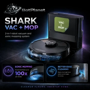 Робот-пылесос и швабра с самоочищающейся базой HEPA — Роботы-пылесосы, Shark