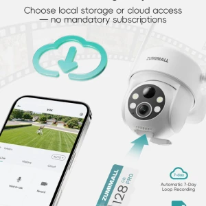 Солнечная камера безопасности для улицы — Камеры видеонаблюдения, ZUMIMALL