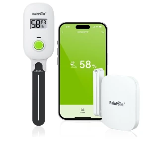 Датчик влажности почвы и температуры воздуха с Bluetooth — Датчики влажности почвы, RainPoint