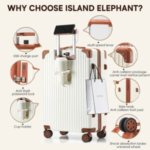 Раскладная ручная кладь с жестким корпусом — Умные чемоданы, ISLAND ELEPHANT