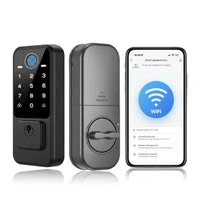 Умный замок с Wi-Fi и сканером отпечатков пальцев — Умные замки, RUIKANG POWER