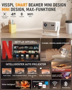 Смарт-проектор с поддержкой 4K, Wi-Fi и Bluetooth — Проекторы, VISSPL