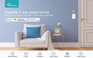 3-ходовой умный выключатель Wi-Fi — Умные выключатели, TREATLIFE
