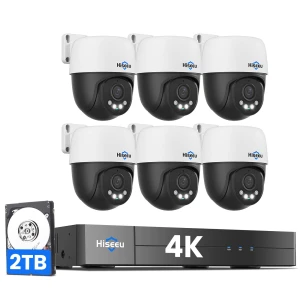 4K PTZ-камера с автоотслеживанием и NVR — Камеры видеонаблюдения, Hiseeu