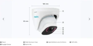5MP IP-камера видеонаблюдения с PoE — Камеры видеонаблюдения, Reolink