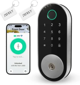 Умный замок с отпечатком пальца, клавиатурой и WiFi — Умные замки, Sifely