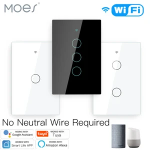 Умный WiFi-выключатель для потолочного вентилятора с подсветкой — Умные выключатели, MOES