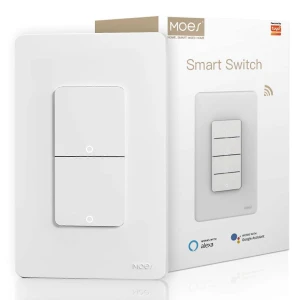 Умный двухклавишный выключатель Matter-WiFi — Умные выключатели, MOES